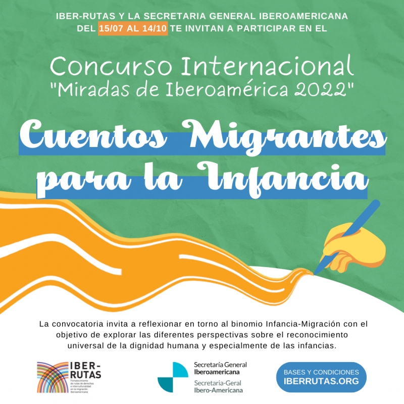 Concurso Internacional 'Miradas de Iberoamérica' Cuentos Migrantes para la Infancia